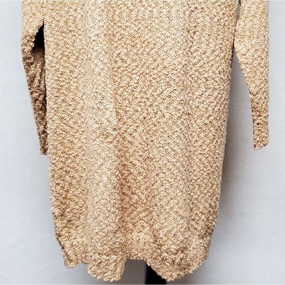 EVELYN Taylor Woman Loose Ribbed Popcorn Knit Open Front Waterfall Cardigan 3X - Picture 12 of 13